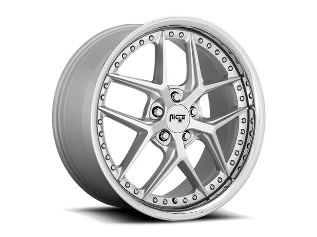Niche Vice Matte Silver Wheel; 20x10.5 (16-24 Camaro)