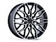 Niche Calabria 5 Gloss Black Machined Wheel; 22x9 (08-23 RWD Challenger, Excluding Widebody)
