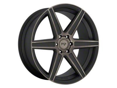 Niche Carina Matte Machined Double Dark Tint Wheel; 20x9; 18mm Offset (08-23 RWD Challenger)