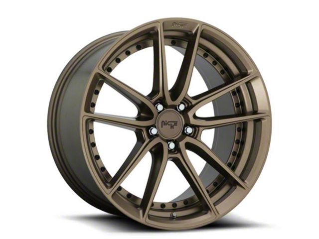 Niche DFS Matte Bronze Wheel; Rear Only; 22x10.5 (08-23 RWD Challenger, Excluding Widebody)