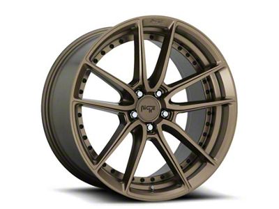 Niche DFS Matte Bronze Wheel; Rear Only; 22x10.5 (08-23 RWD Challenger, Excluding Widebody)