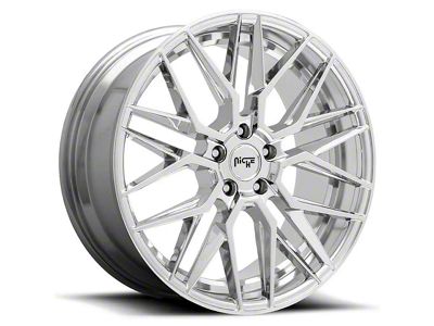 Niche Gamma Chrome Wheel; 22x9; 15mm Offset (08-23 RWD Challenger, Excluding Widebody)