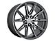 Niche Gemello Gloss Anthracite Machined Wheel; Rear Only; 20x10.5 (08-23 RWD Challenger, Excluding SRT Demon)