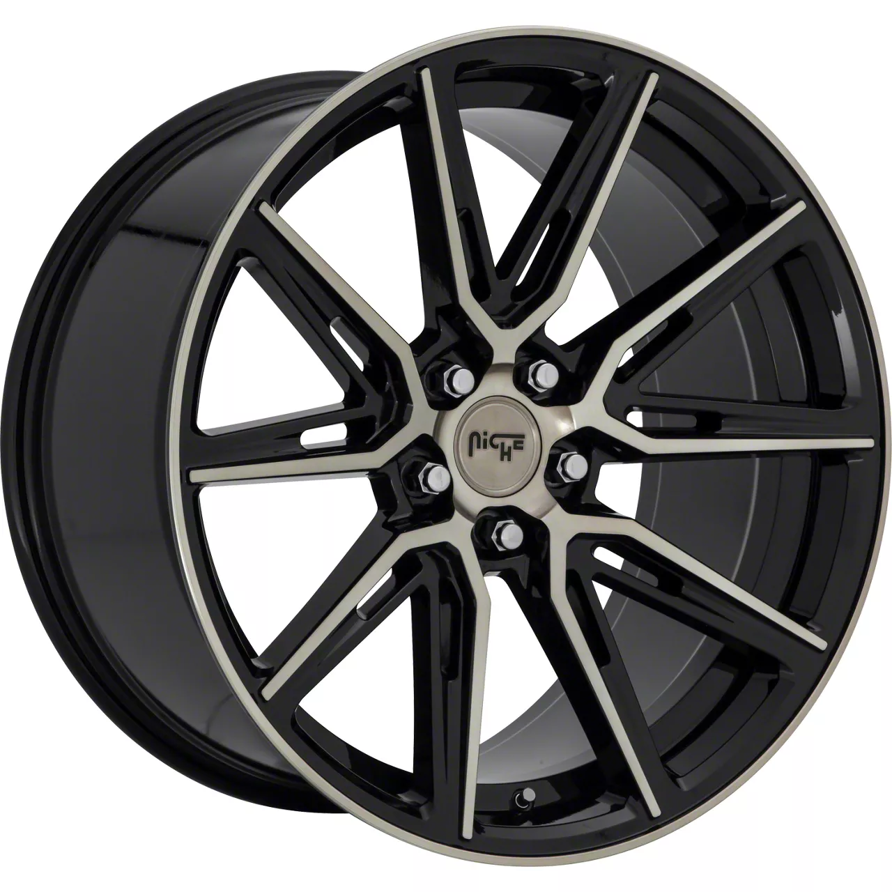 Axe Wheels Challenger ZX4 Black and Polished Face Wheel