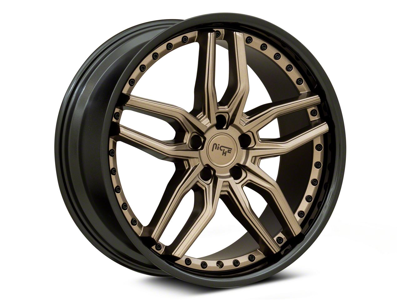 Niche Challenger Methos Matte Bronze with Black Bead Ring