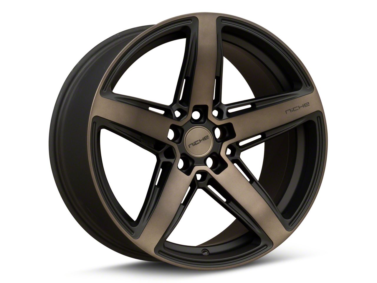 Niche Challenger Teramo Matte Black with Double Dark Tint Wheel