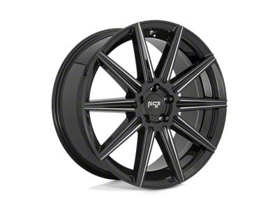 Niche Tifosi Gloss Black Milled Wheel; 20x9 (08-23 RWD Challenger, Excluding Widebody)