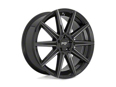 Niche Tifosi Gloss Black Milled Wheel; Rear Only; 20x10.5 (08-23 RWD Challenger, Excluding Widebody)