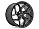 Niche Torsion Gloss Black Milled Wheel; Rear Only; 20x10.5 (08-23 RWD Challenger)