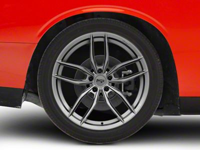 Niche Vosso Matte Anthracite Wheel; Rear Only; 20x10.5; 20mm Offset (08-23 RWD Challenger)