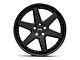 Niche Altair Gloss Black with Matte Black Lip Wheel; 20x9 (11-23 RWD Charger)