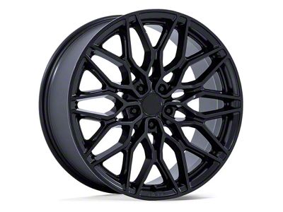 Niche Calabria 5 Matte Black Wheel; Rear Only; 22x10.5; 18mm Offset (11-23 RWD Charger, Excluding Widebody)