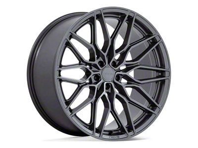 Niche Calabria 5 Matte Gunmetal Wheel; Rear Only; 22x10.5 (11-23 RWD Charger, Excluding Widebody)