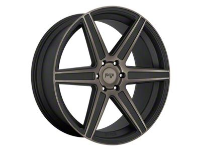 Niche Carina Matte Machined Double Dark Tint Wheel; 20x9 (11-23 RWD Charger)