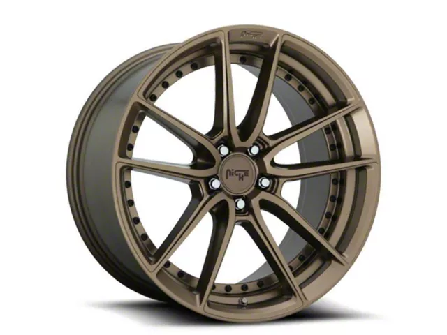 Niche DFS Matte Bronze Wheel; 22x9 (11-23 RWD Charger, Excluding Widebody)