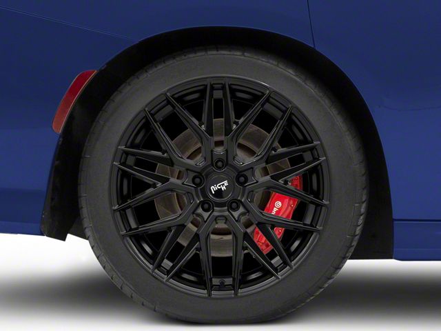 Niche Gamma Gloss Black Wheel; Rear Only; 20x10.5 (11-23 RWD Charger)