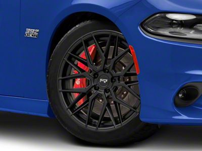 Niche Gamma Matte Black Wheel; 20x9; 38mm Offset (11-23 RWD Charger, Excluding SRT Hellcat)