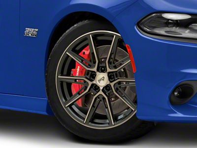 Niche Gemello Gloss Machined Double Dark Tint Wheel; 20x9; 18mm Offset (11-23 RWD Charger)