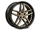 Niche Methos Matte Bronze with Black Bead Ring Wheel; 20x9 (11-23 RWD Charger, Excluding Widebody)