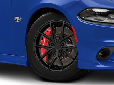 Niche Misano Matte Black Wheel; 18x8; 40mm Offset (11-23 Charger, Excluding SRT Hellcat)