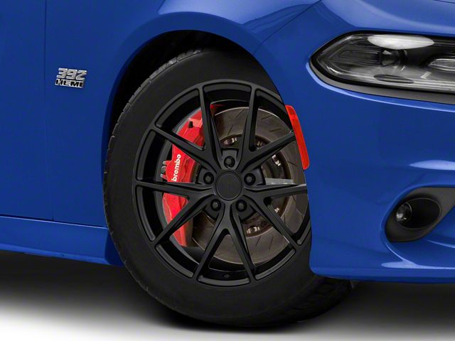 Niche Misano Matte Black Wheel; 18x8 (11-23 Charger, Excluding SRT Hellcat)