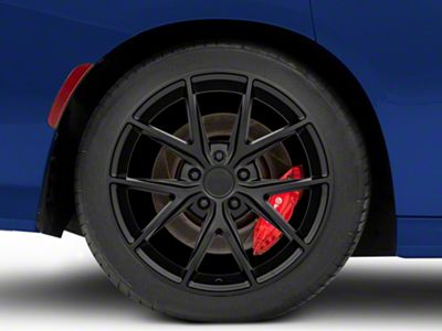 Niche Misano Matte Black Wheel; Rear Only; 20x10.5; 20mm Offset (11-23 RWD Charger)