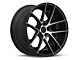 Niche Targa Black Machined Wheel; Rear Only; 20x10.5 (11-23 RWD Charger)