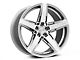 Niche Teramo Anthracite Brushed Face Tint Clear Wheel; Rear Only; 20x11 (11-23 RWD Charger, Excluding Widebody)