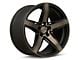 Niche Teramo Matte Black with Double Dark Tint Wheel; 20x9.5 (11-23 RWD Charger, Excluding Widebody)