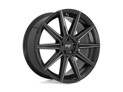 Niche Tifosi Gloss Black Milled Wheel; 20x9 (11-23 RWD Charger, Excluding Widebody)