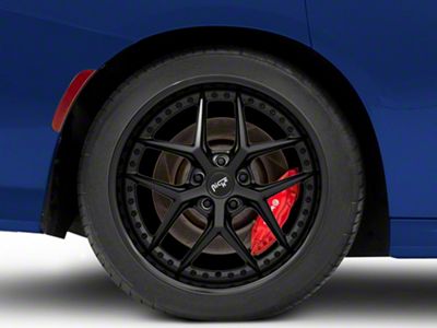 Niche Vice Gloss Black with Matte Black Wheel; 20x9; 18mm Offset (11-23 RWD Charger)