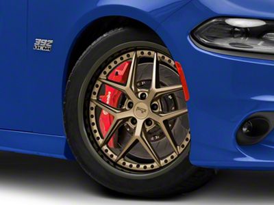 Niche Vice Matte Bronze Wheel; 20x9; 18mm Offset (11-23 RWD Charger, Excluding Widebody)