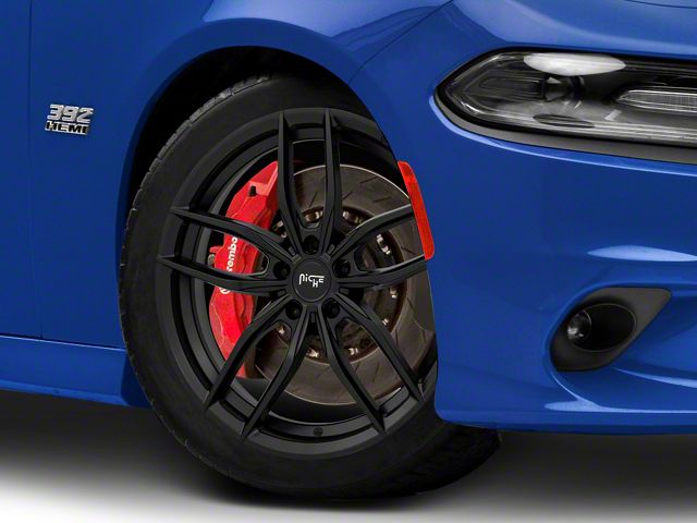 Niche Vosso Matte Black Wheel; 20x9 (11-23 RWD Charger, Excluding SRT Hellcat)