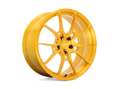 Niche Kanan Brushed Candy Gold Wheel; Rear Only; 21x12; 57mm Offset (20-25 Corvette C8 Stingray)