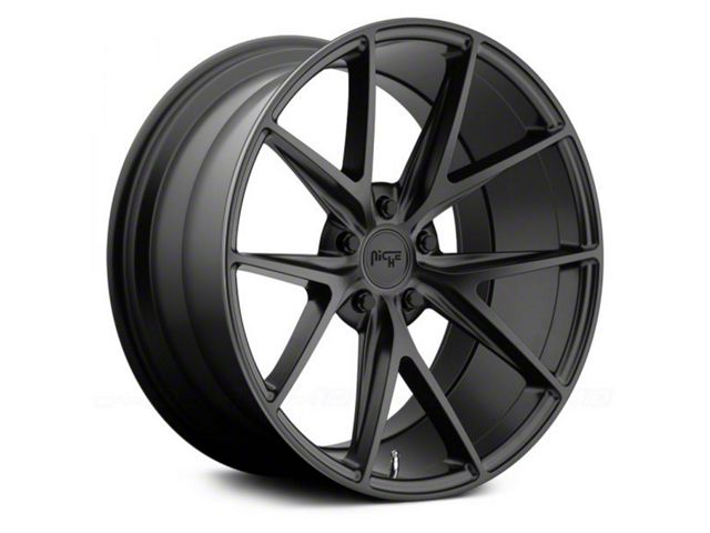 Niche Misano Matte Black Wheel; 20x10.5 (14-19 Corvette C7)