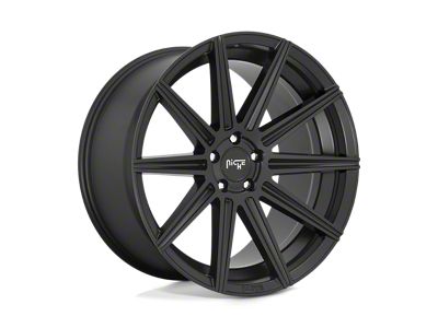 Niche Tifosi Matte Black Wheel; Front Only; 20x9; 35mm Offset (20-25 Corvette C8 Stingray)