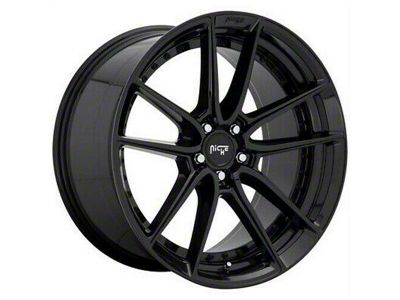 Niche DFS Gloss Black Wheel; 18x8; 40mm Offset (21-25 Mustang Mach-E, Excluding GT)