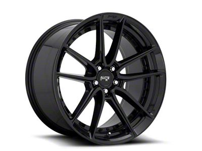 Niche DFS Gloss Black Wheel; 20x9; 38mm Offset (21-25 Mustang Mach-E)