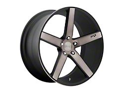 Niche Milan Matte Black Machined with Double Dark Tint Wheel; 20x8.5; 40mm Offset (21-26 Mustang Mach-E)