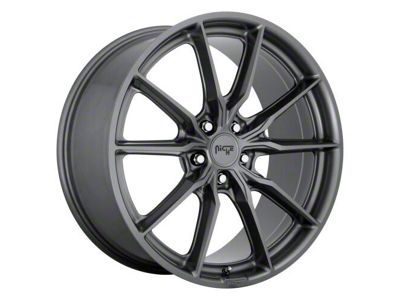 Niche Rainier Matte Anthracite Wheel; 22x9 (21-24 Mustang Mach-E)