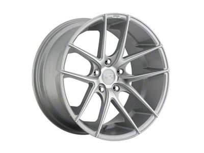 Niche Targa Gloss Silver Machined Wheel; 20x8.5; 40mm Offset (21-25 Mustang Mach-E)