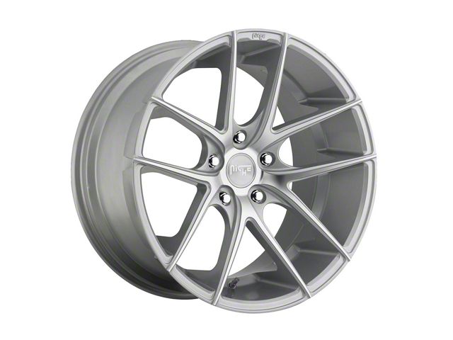 Niche Targa Gloss Silver Machined Wheel; 20x8.5 (21-24 Mustang Mach-E)