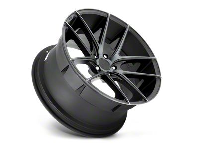 Niche Targa Matte Black Double Dark Tint Wheel; 18x8 (21-24 Mustang Mach-E, Excluding GT)