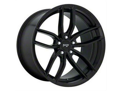 Niche Vosso Matte Black Wheel; 22x9; 38mm Offset (21-25 Mustang Mach-E)