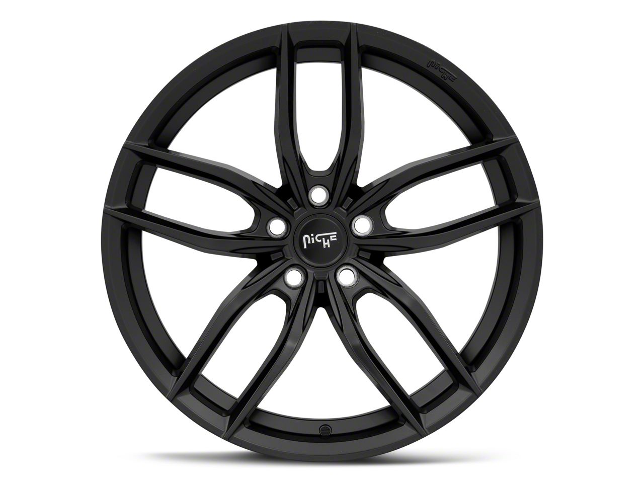 Niche Mach-E Vosso Matte Black Wheel; Rear Only; 20x10.5