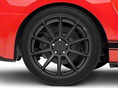 Niche Essen Matte Black Wheel; Rear Only; 19x10; 40mm Offset (15-23 Mustang GT, EcoBoost, V6)