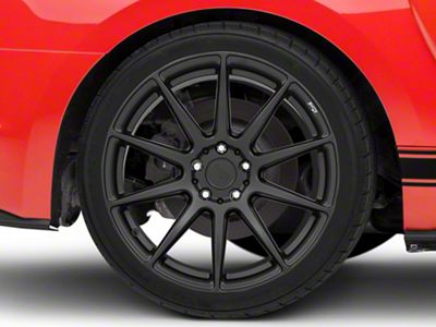 Niche Essen Matte Black Wheel; Rear Only; 19x10 (15-23 Mustang GT, EcoBoost, V6)