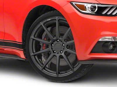 Niche Essen Matte Black Wheel; 20x9; 35mm Offset (15-23 Mustang GT, EcoBoost, V6)