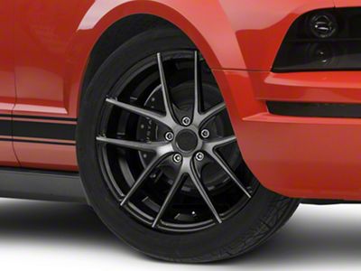 Niche Targa Matte Black Wheel; Rear Only; 19x9.5; 35mm Offset (05-09 Mustang)