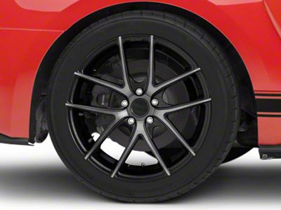 Niche Targa Matte Black Wheel; Rear Only; 19x9.5; 35mm Offset (15-23 Mustang GT, EcoBoost, V6)